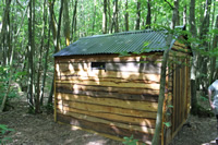 other wooden huts
